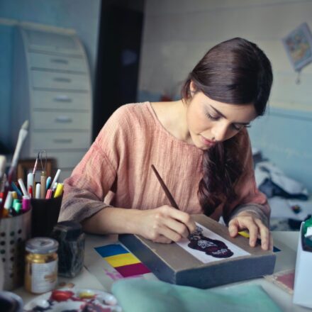 Photo prétexte artiste peintre